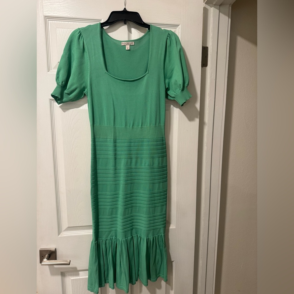 Eva Mendes Green Dress